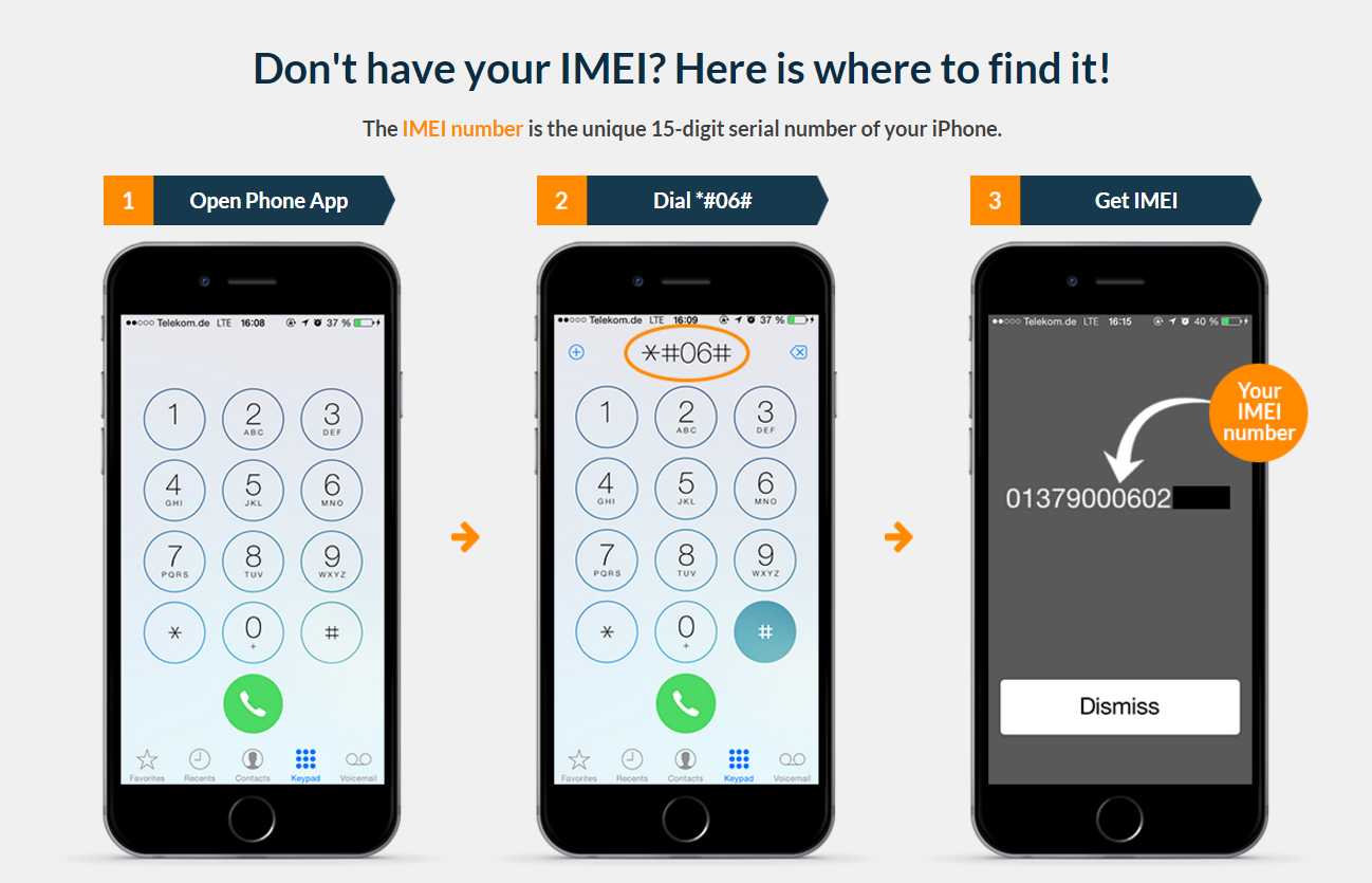 Operazioni preliminari: ricerca IMEI iPhone